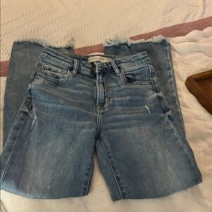 Buckle Light Blue Flare Jeans